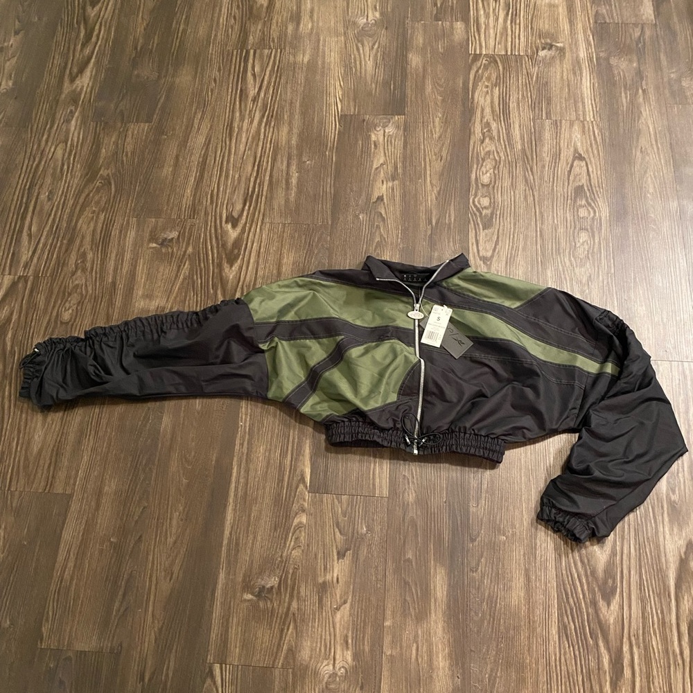 Cardi B x Reebok Woven Satin Jacket (NWT)